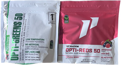 !NEW! 1st Phorm Opti-Greens 50 & Opti Reds 50 10.6oz | eBay