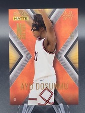 2022-23 Wild Card Matte AYO DOSUNMU X-Plode Orange Color Match /25 Illini Bulls