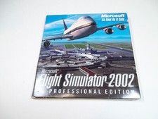 Microsoft Flight Simulator 2002 Professional Edition PC, 2001 Cardboard Sleeve