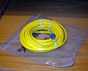 Banner 70884 Qde 825d Cordset Euro Style 8 Pin Single End 25ft Pvc