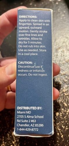 MiamiMD (Miami MD) INSTANT WRINKLE ERASER - For Neck & Face & Eyes (30ml/1oz)! - Picture 5 of 7