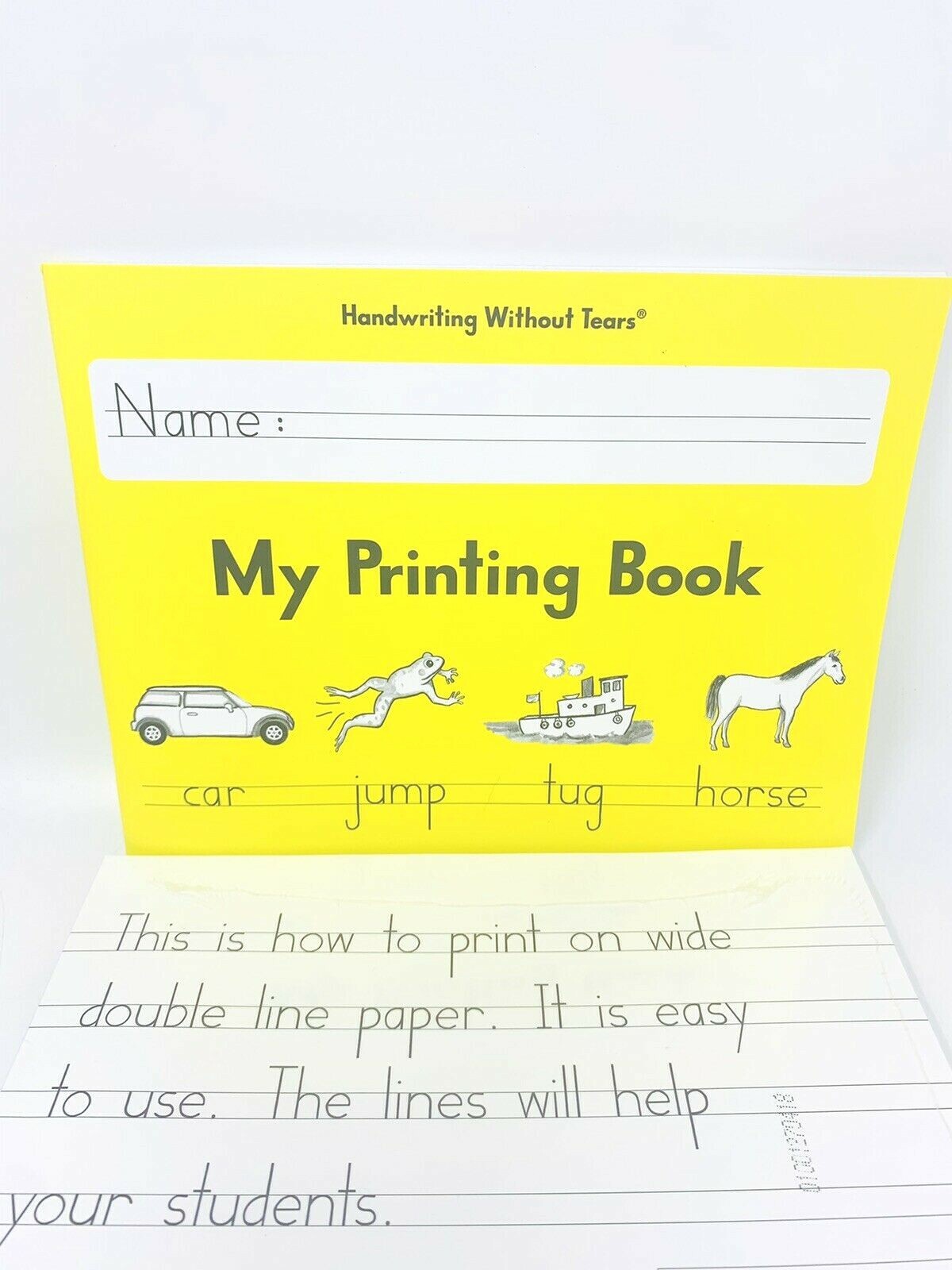 Handwriting Without Tears My Printing Book & Notebook Paper Set 2017  Homeschool | eBay