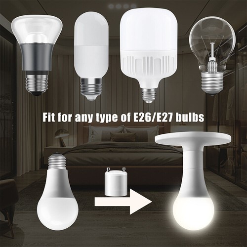 5 Pcs GU24 To E26 E27 Lamp Adapter Converter Based Standard for Screw in Socket - Picture 4 of 15