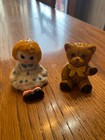 Vintage 1970s Avon Raggedy Ann and Teddy Bear Salt and Pepper Shakers — photo 1