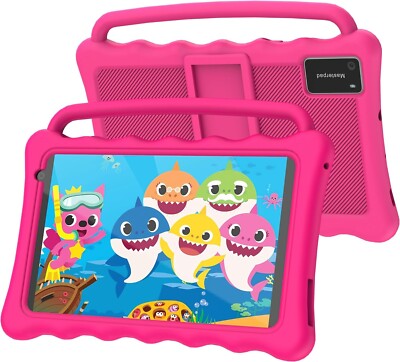 Kids Tablet 7 inch Android 12 Tablet for Kids 2+32GB Bluetooth WiFi Dual Camera