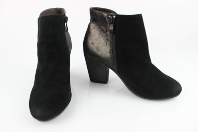 Bottines Noires En Cuir - Taille 37 - Marque Bisous Confiture - Occasion Très Bon état