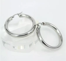 Aretes Argollas en Oro 14K Pendientes Joyería Fina de Moda Regalos Para Mujer