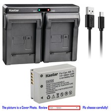 Kastar Battery Dual Charger for Canon NB-7LH CB-2LZ Canon PowerShot G10IS Camera