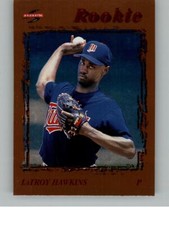 1996 Score LaTroy Hawkins 104 Dugout Collection (Series One) Minnesota Twins
