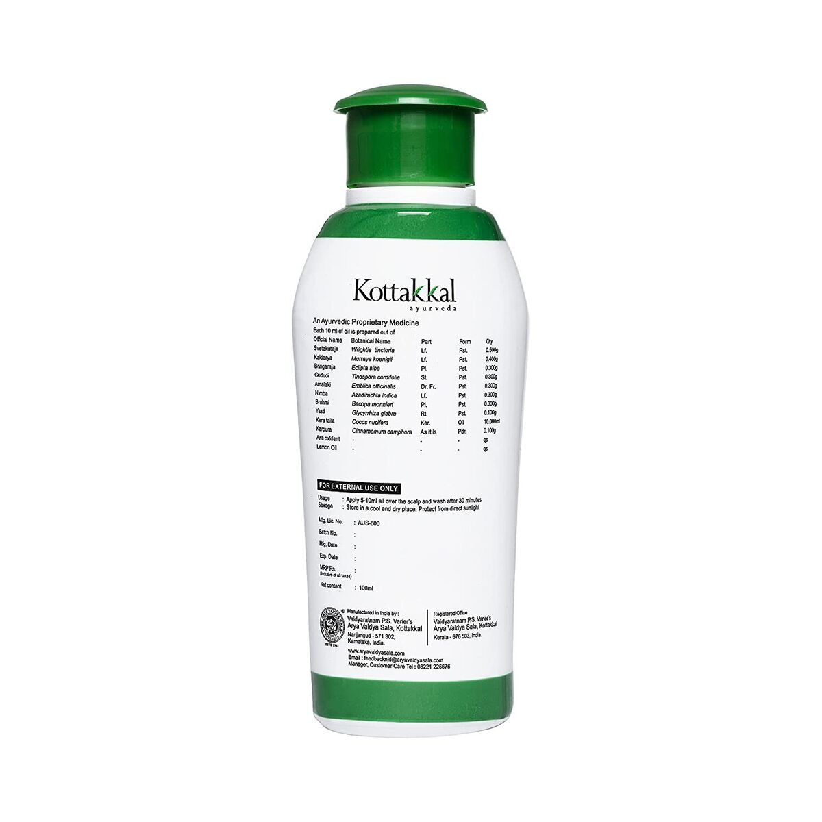 Buy AVS KOTTAKKAL Keshyam Oil , 100 ml Online at Low Prices in India -  Amazon.in