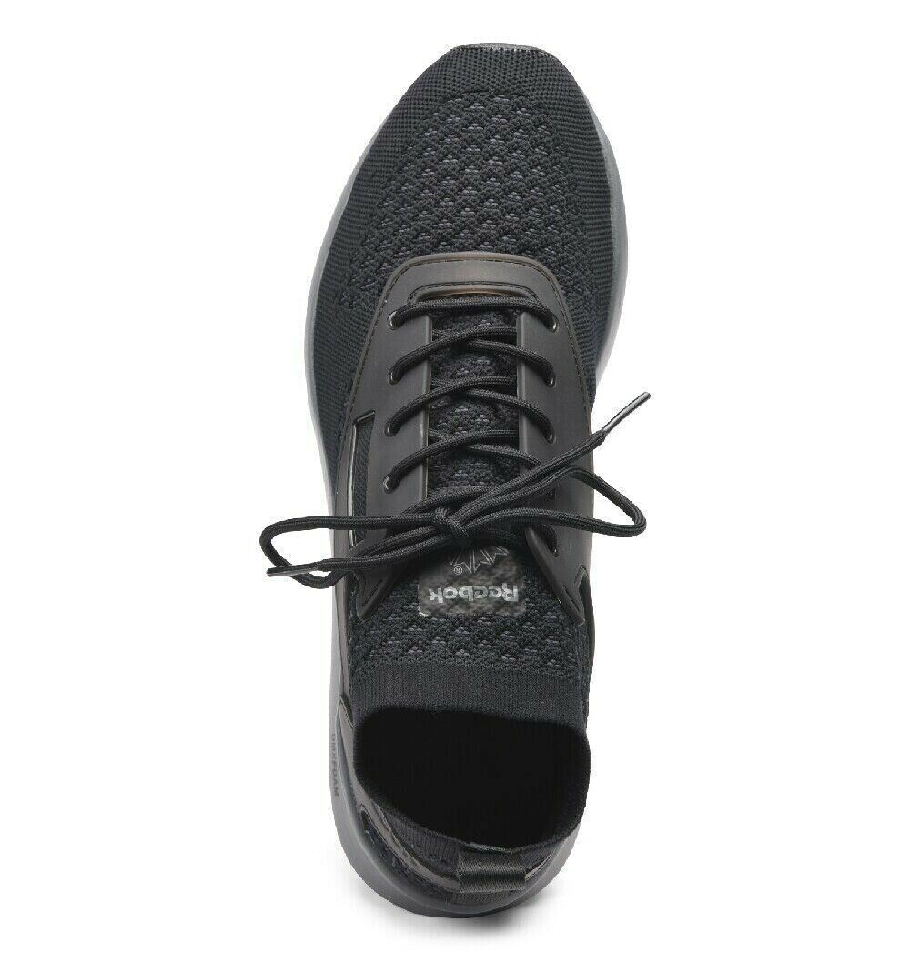Reebok Zoku Runner UltraKnit Black Alloy Gray Mens Running