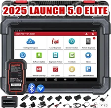 2025 LAUNCH X431 PRO TT V+ Elite OBD2 Scanner Bidirectional Scan Diagnostic Tool
