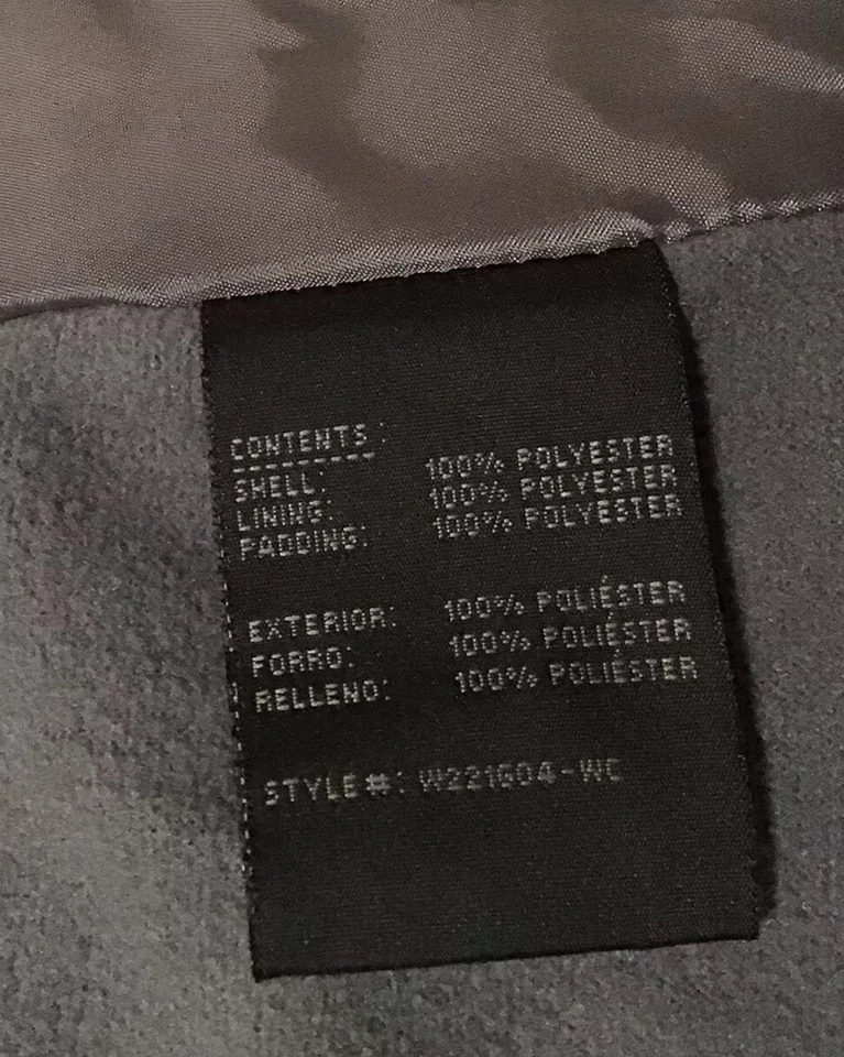 Chaqueta acolchada Weathertamer para niñas fucsia talla 14/16 forrada cremallera completa bolsillos con capucha Foto 4 de 4