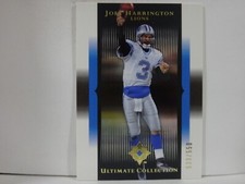 2005 Ultimate Collection Football Card #277 Joey Harrington /550