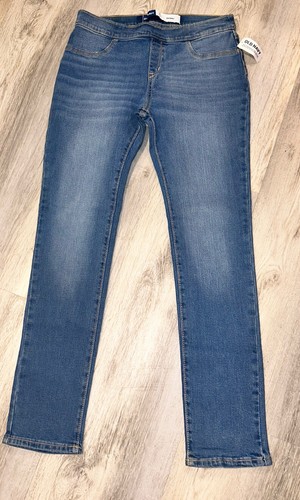 Old Navy Jeans Girls Size XL (14-16) Skinny Pull-On Light Wash New - Picture 4 of 5