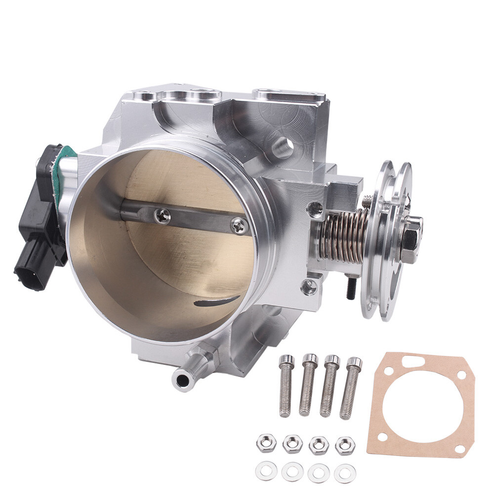 コラントツテ　シルバーブラック　K20 70MM Bolton Throttle Body Silver DC5 EP3 FG FA K-Series K20 Swap