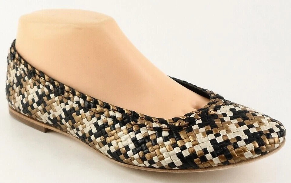 $120 MUCHO TRACY REESE EMELY Dorado Multi Cuero Diseñador Pisos 6 EUR 36,5 Foto 2 de 4