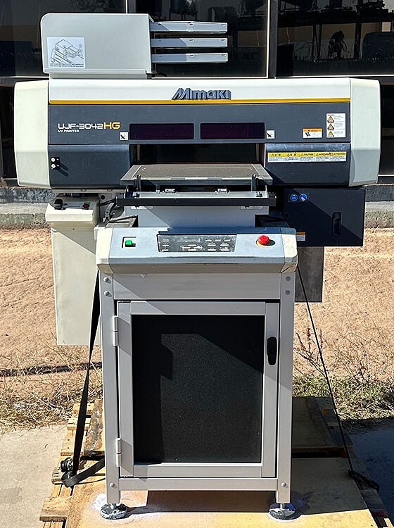 Mimaki UJF-3042HG/3042FX UV LED Flatbed Inkjet Printer | eBay