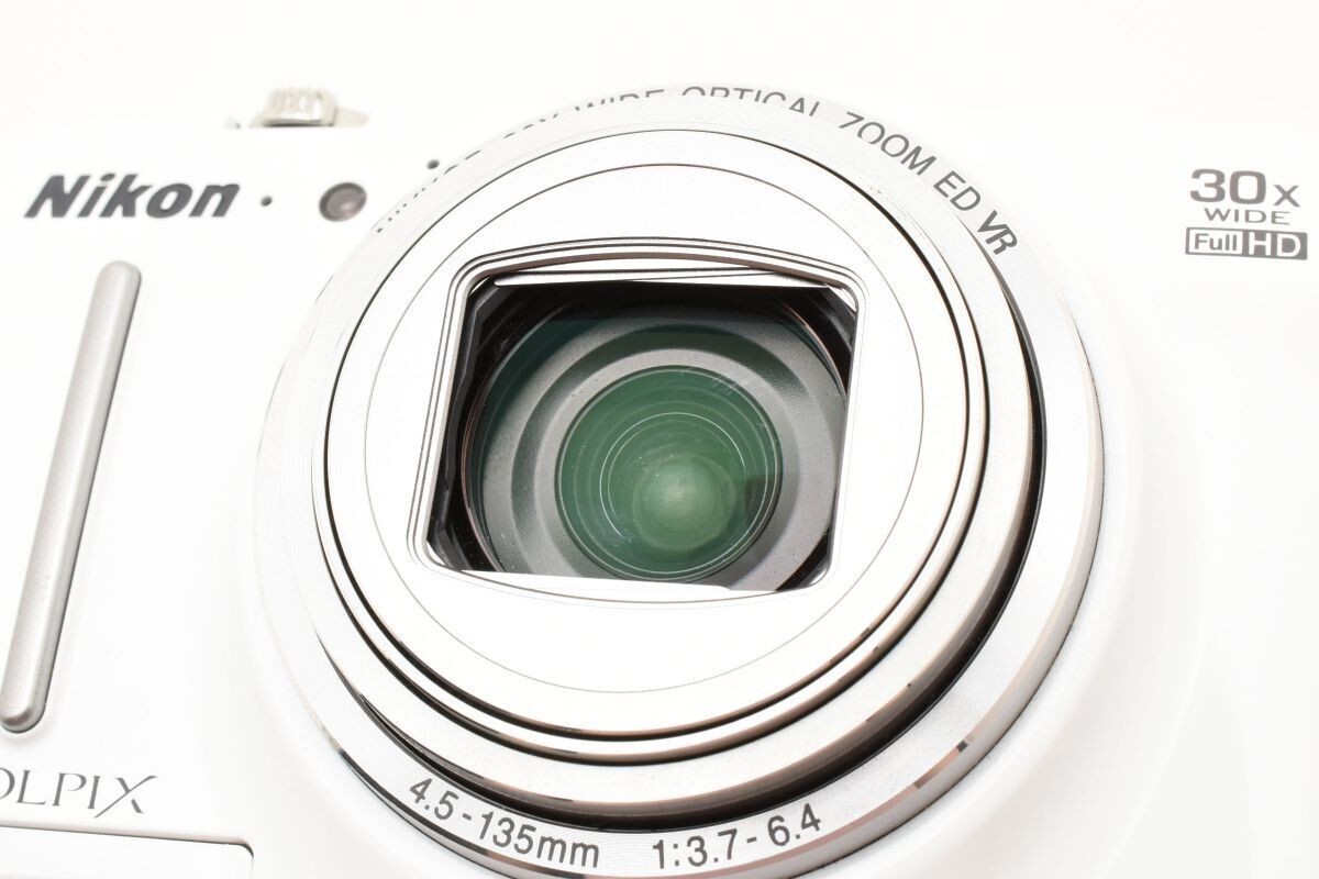 Nikon COOLPIX S9700 16.0MP Compact Digital Camera White Fast