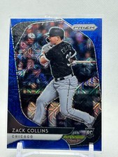 2020 Panini Prizm Baseball Zack Collins #233 Base Blue Mojo Prizm /175 RC SP