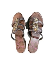 JELLY POP WOM.ENS SANDALS SIZE 7 1/2 M SLIP ON.