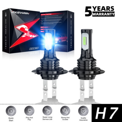 For BMW X3 2004 2005 2006- 2016 8000K Headlight Kit High &Low Beam Bulbs blue
