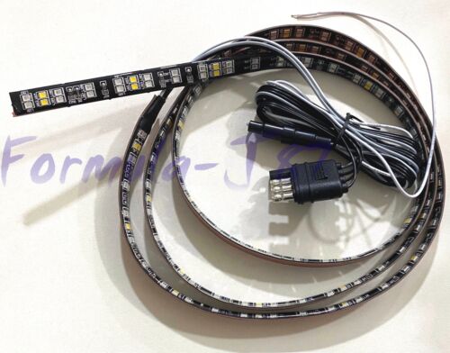 LED Strip 5ft Red 2 Row Tailgate Light C Truck Turn Signal Bed Brake Stop Backup - Picture 3 of 12