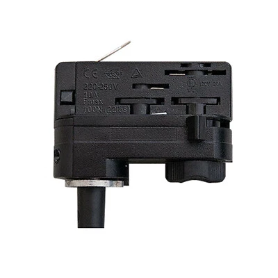CLE 3 Phasen Adapter Universal schwarz für Stromschienen Zugentlastung Staff SLV