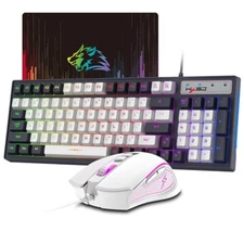 ATTACK SHARK x HXSJ V600 Wired Membrane Streamer Gaming Keyboard and Mouse Combo