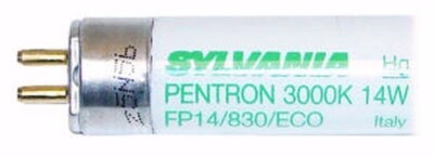 40 Pieces Osram Sylvania 20907 FP14/830/ECO 14W 3000K T5 Mini BiPin Fluorescent