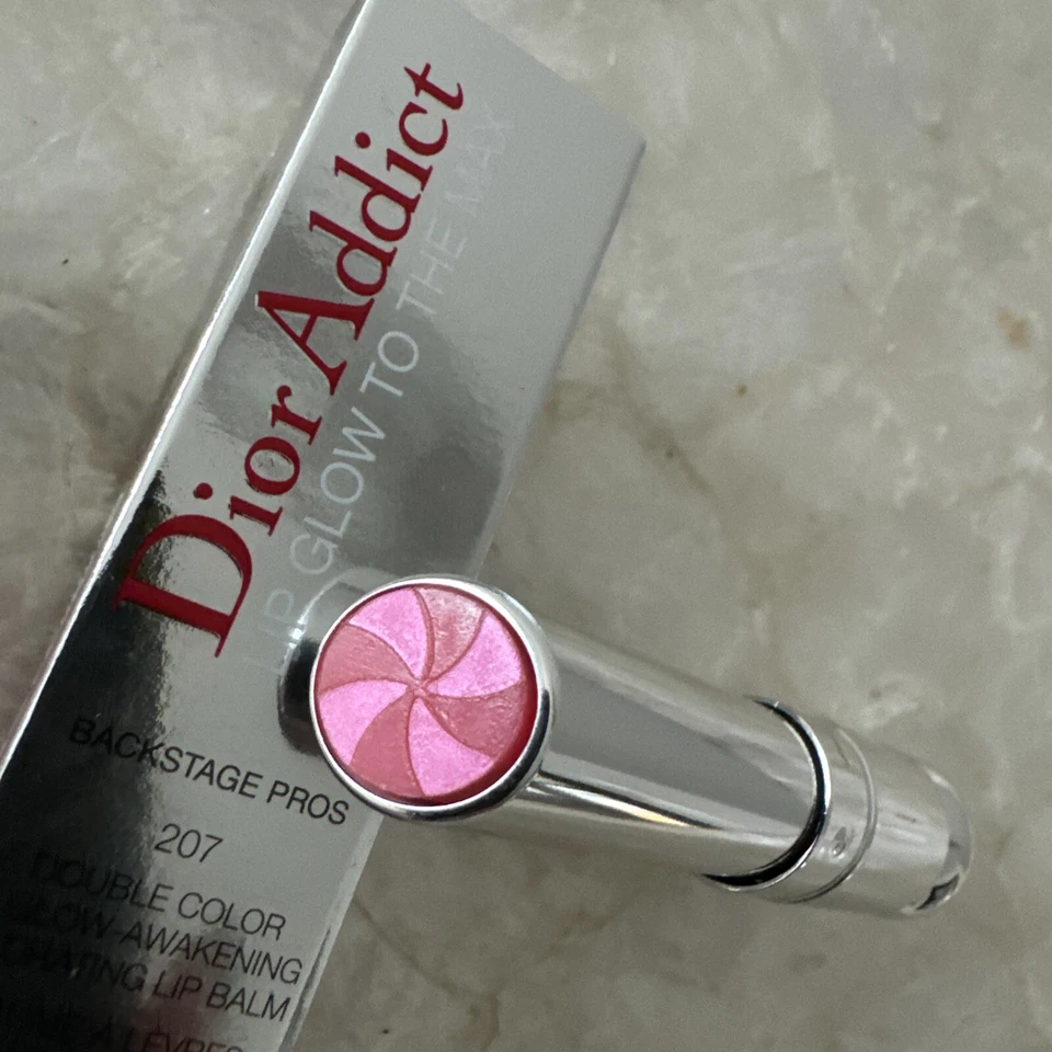 Dior Addict Lip Glow To The Max 207 RASPBERRY Double Colour & Glow Full Size NEW - Image 2 of 4