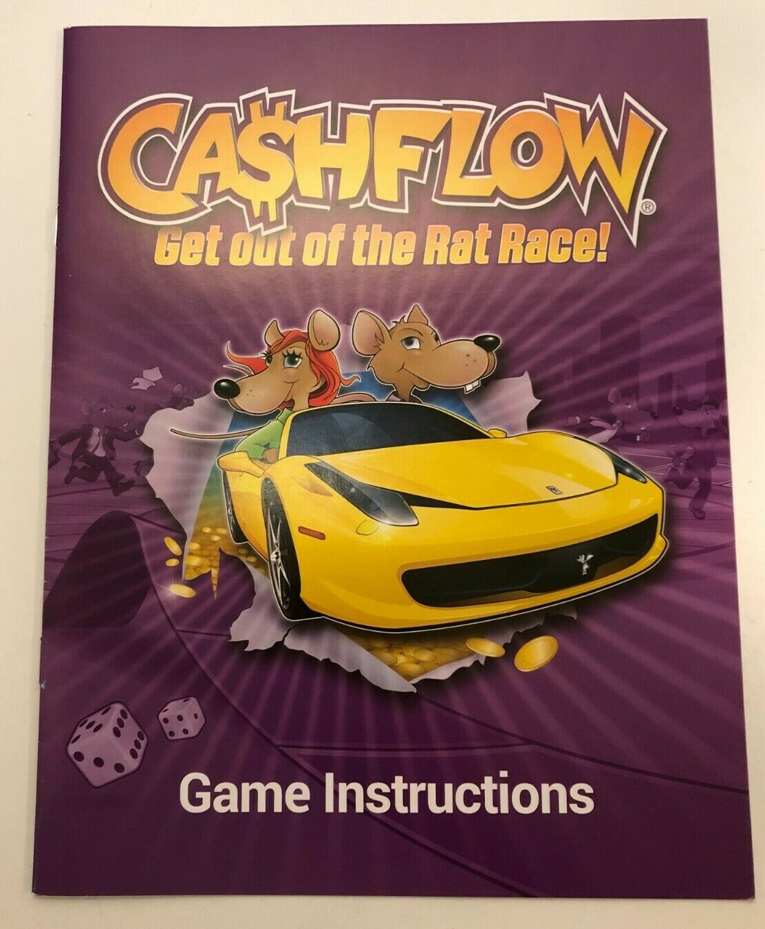 Cashflow Get Out of the Rat Race! by Rich Dad Board Game (Cards - Tokens  Sealed) | eBay