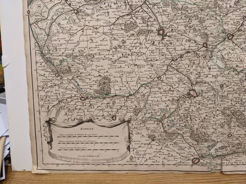 1704 Guillaume de l'Isle: Carte du Comte de Flandre - Flanders, Belgium - Picture 5 of 8