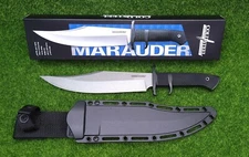 Cold Steel Marauder Knife, Clip Point, Plain Edge 9" Fixed Blade Knife - 39LSWBA