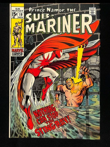 Sub-Mariner #19 VF/NM 9.0 1st Stingray! Marvel 1969