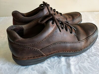 Rockport DMX Men Casual Wingtip Oxford Shoe Size 10‎ Brown Suede Brogue APM11345 Rockport DMX APM21345 Brown Leather Lace Up Oxfords Shoes  main image 4