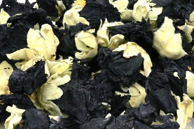 Schwarze Malve Stechpalme getrocknete Blumen für pflanzliche Heilmittel Tee Tinktur Infusion