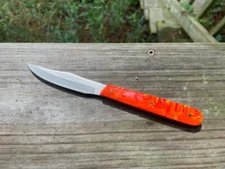 Custom made Paring Kitchen Knife with Acrylic Handles/Scales
