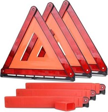3pcs Warning Triangle Car Emergency Reflective Sign Road Roadside Safety Hazard