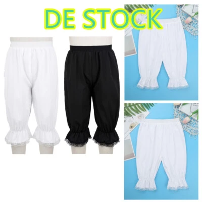 CHICTRY DE!iEFiEL Mädchen Bloomers Hose Unterhose Vintage Kürbis Hose Pumphose Cosplay