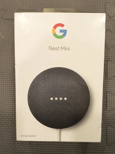 Google Nest Mini (2nd Generation) Smart Speaker - Charcoal