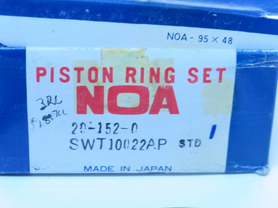 Juego de anillos de pistón para camioneta Toyota Corona Crown y HiLux marca NOA 20-152-0 Foto 2 de 3