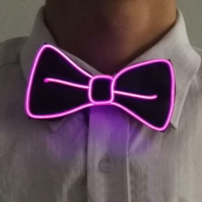 COOLE MANIA LED NEON FLIEGE BELEUCHTUNG DICKY BOW SMART JUNGGESELLENABSCHIED 3 MODI STROBOSKOP.*