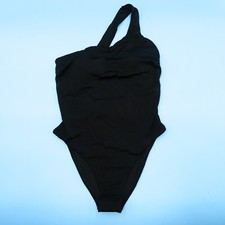 Victorias Secret Black Small One Shoulder Padded Bikini One Piece Swimsuit New