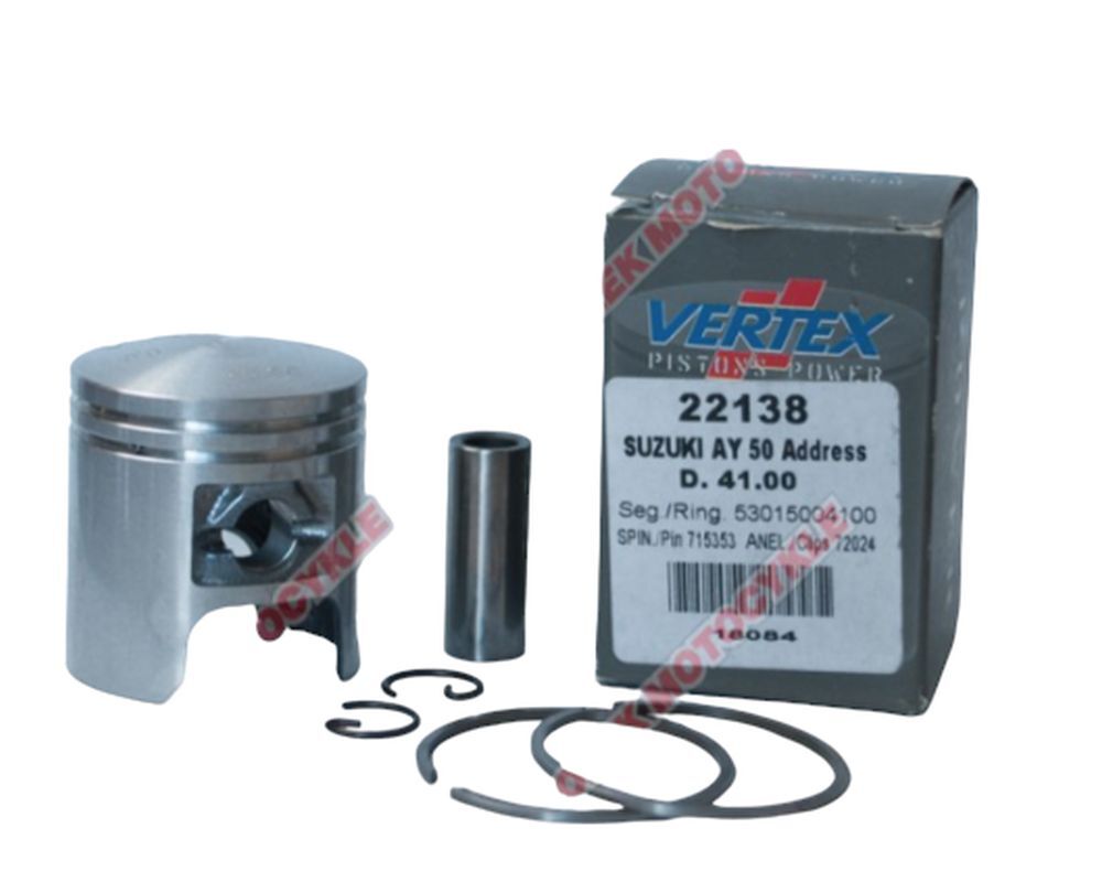 Piston Suzuki Morini Derbi 50 ccm kit reparation moteur 41.75mm