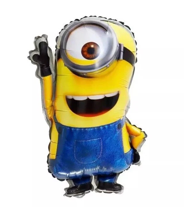 (Paquete de 2) Minion Kevin, Stuart & Bob Minions Lámina Mylar Globo Decoración de Fiesta Foto 2 de 3