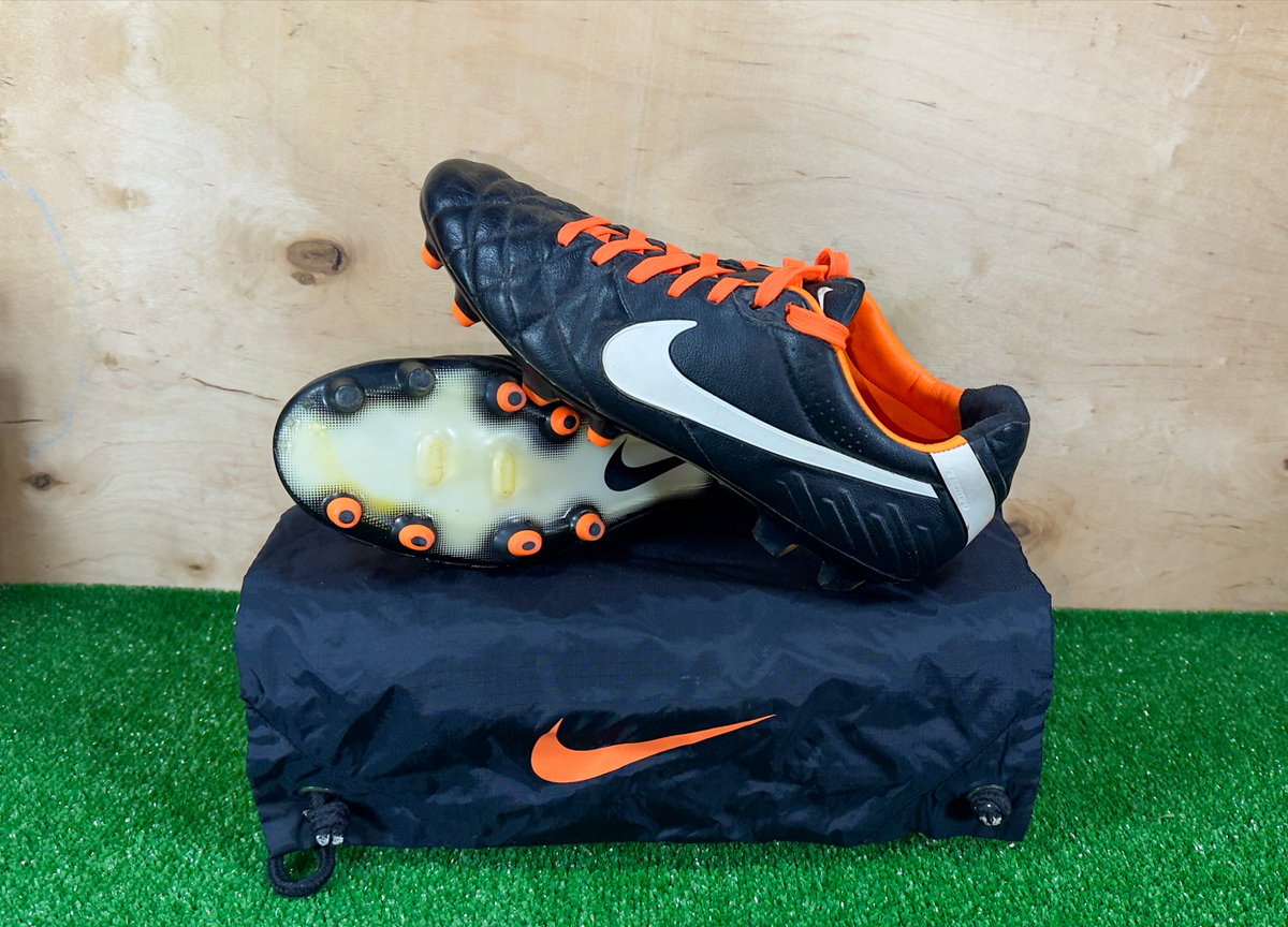 Nike Tiempo Legend IV FG Elite Black boots Cleats mens Football