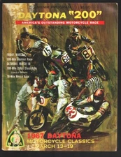 Sports Pub: Daytona Int'l Speedway AMA 200 Motorcycle Race Program 3/19/1967-...