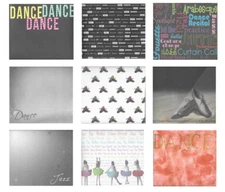 Dance 12 x 12 Cardstock PICK Dance Jazz Lights Dancer Lingo Joy Heel