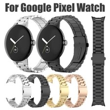 Stainless Steel Band Bracelet Metal Watchband Strap For Google Pixel Watch